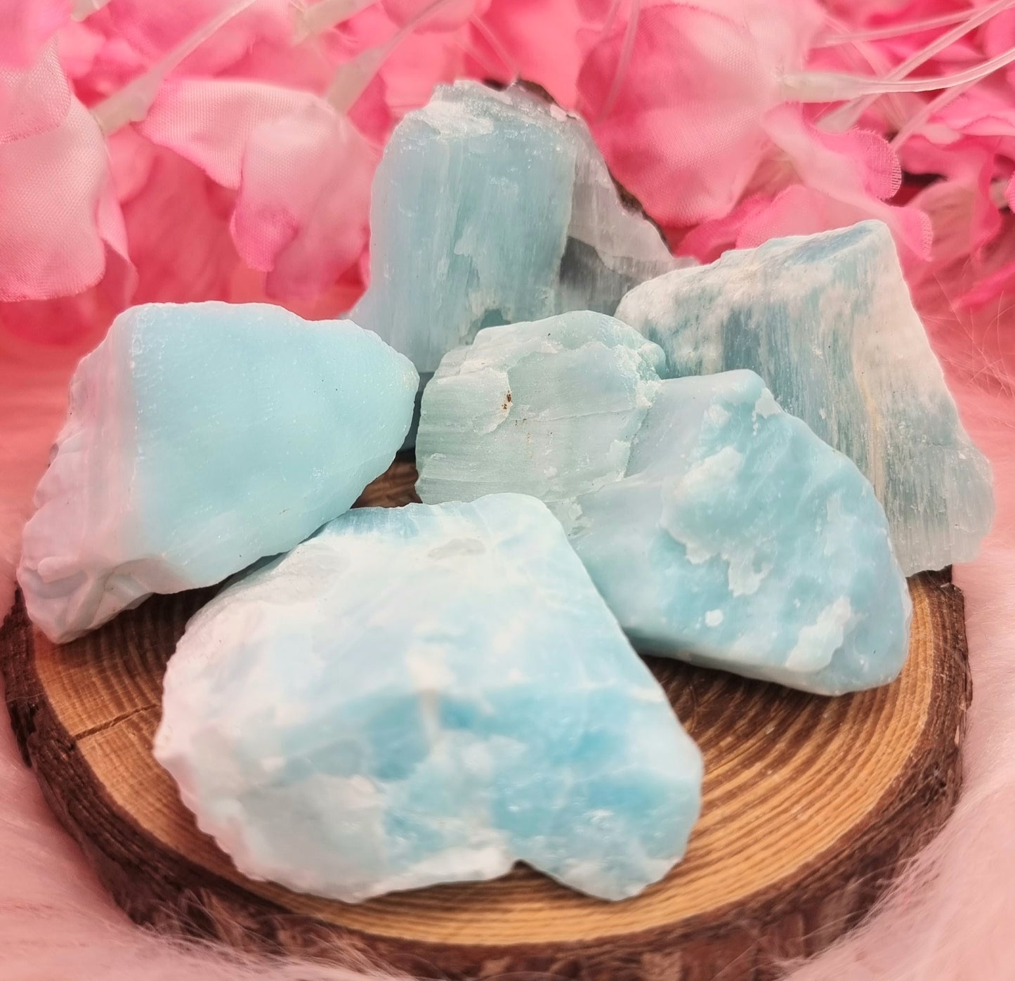 Blue Aragonite Rough Pieces