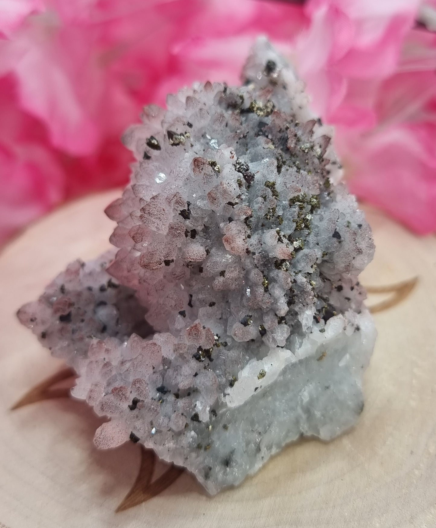 Hematoid Quartz Cluster