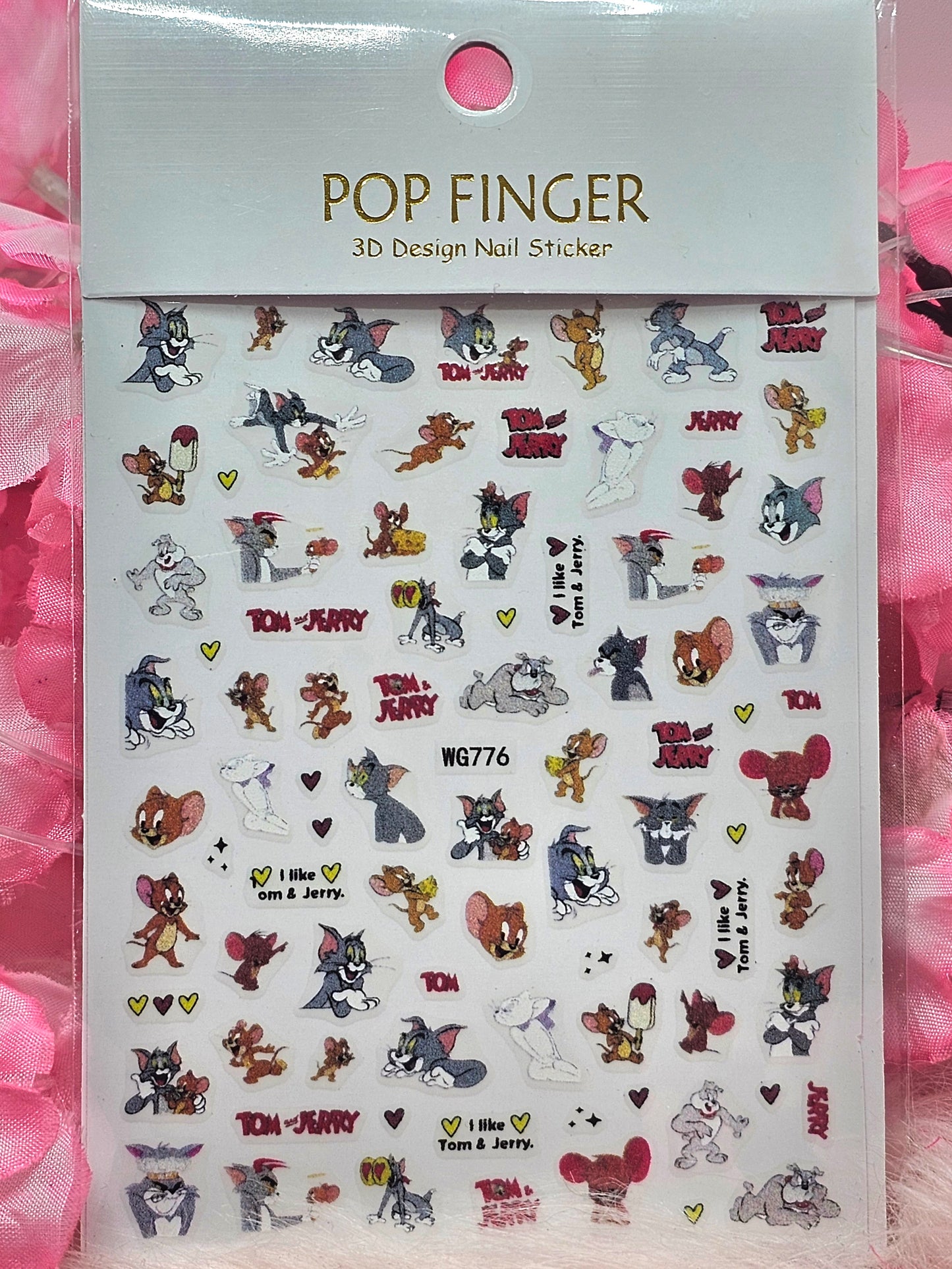 Tom & Jerry Nail Stickers