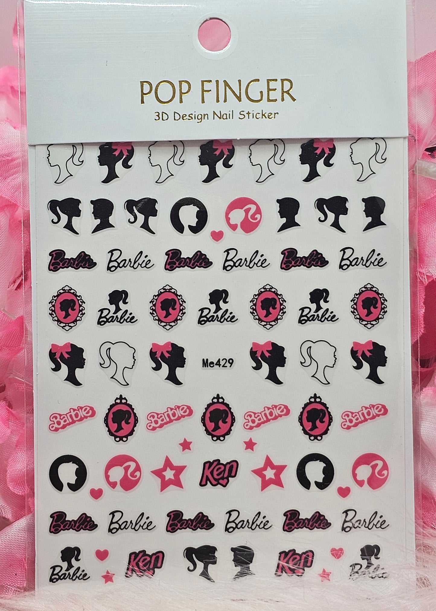 Barbie Nail Stickers