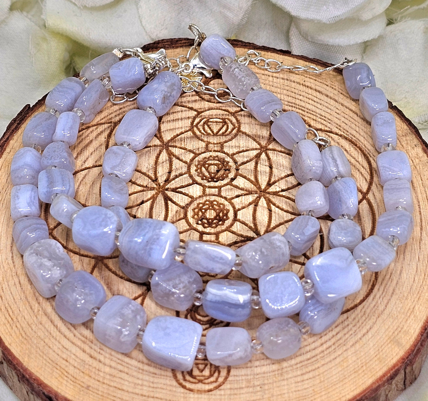 Blue Lace Agate Bracelet