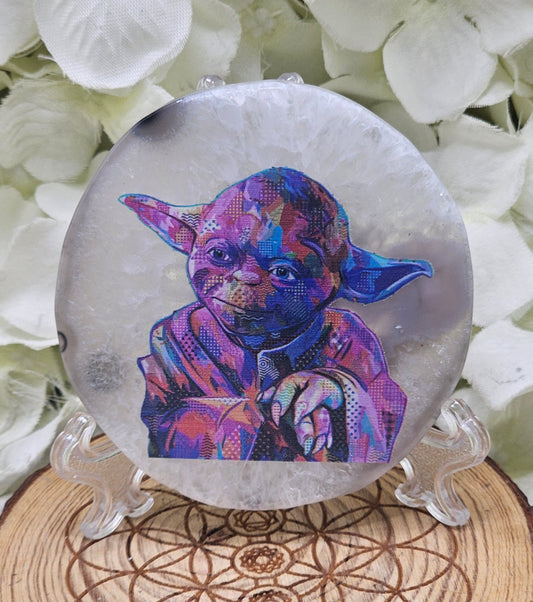 Yoda Agate Slice