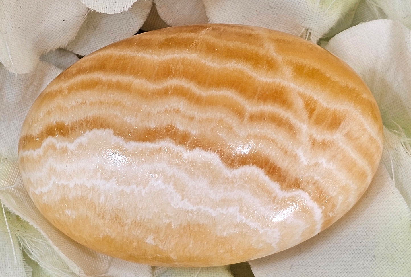 Orange Calcite Palmstone