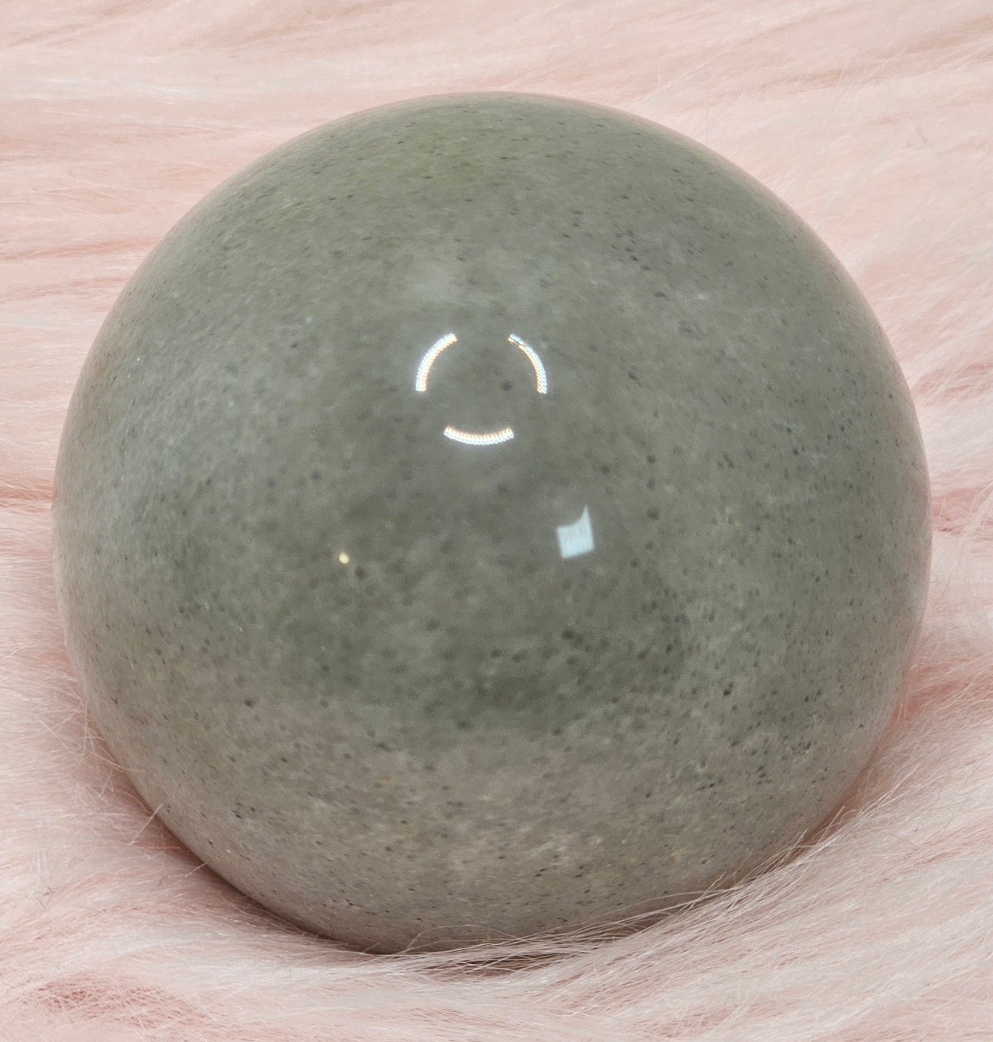 Silver Mica Sphere