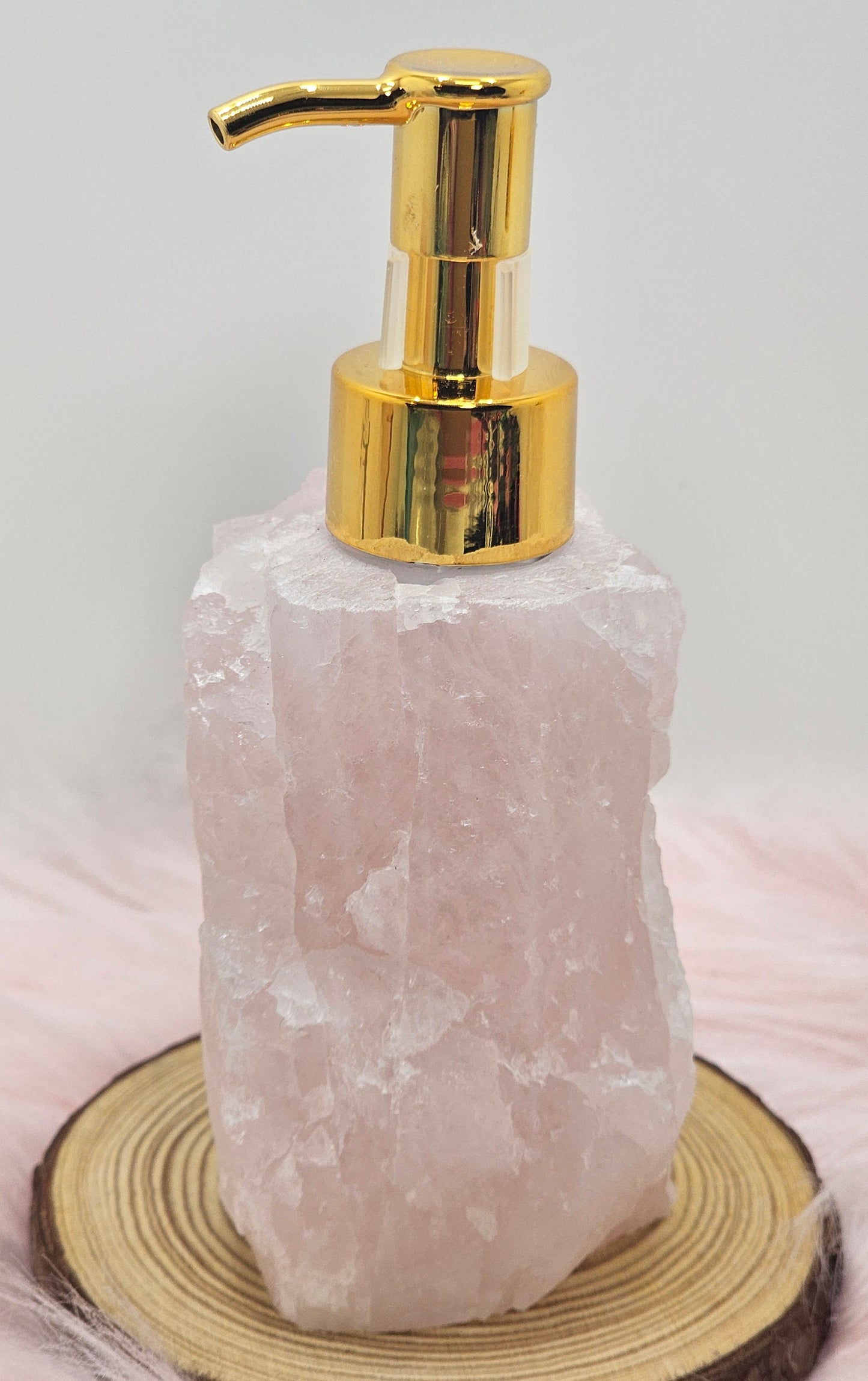 Rose Quartz Soap dispenser