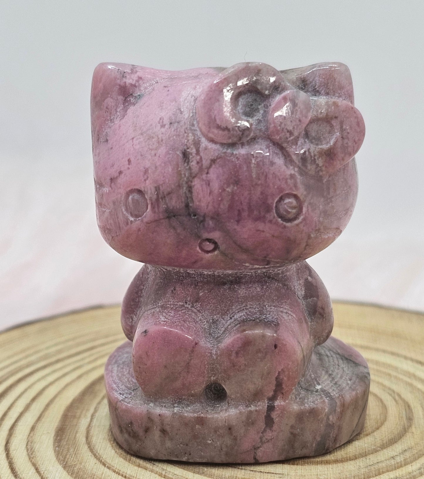 Rhodonite Hello Kitty