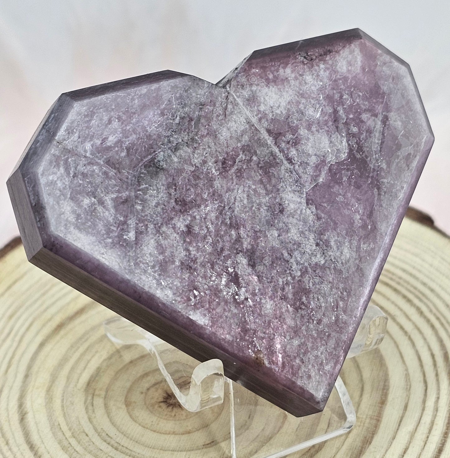 Purple Mica Heart