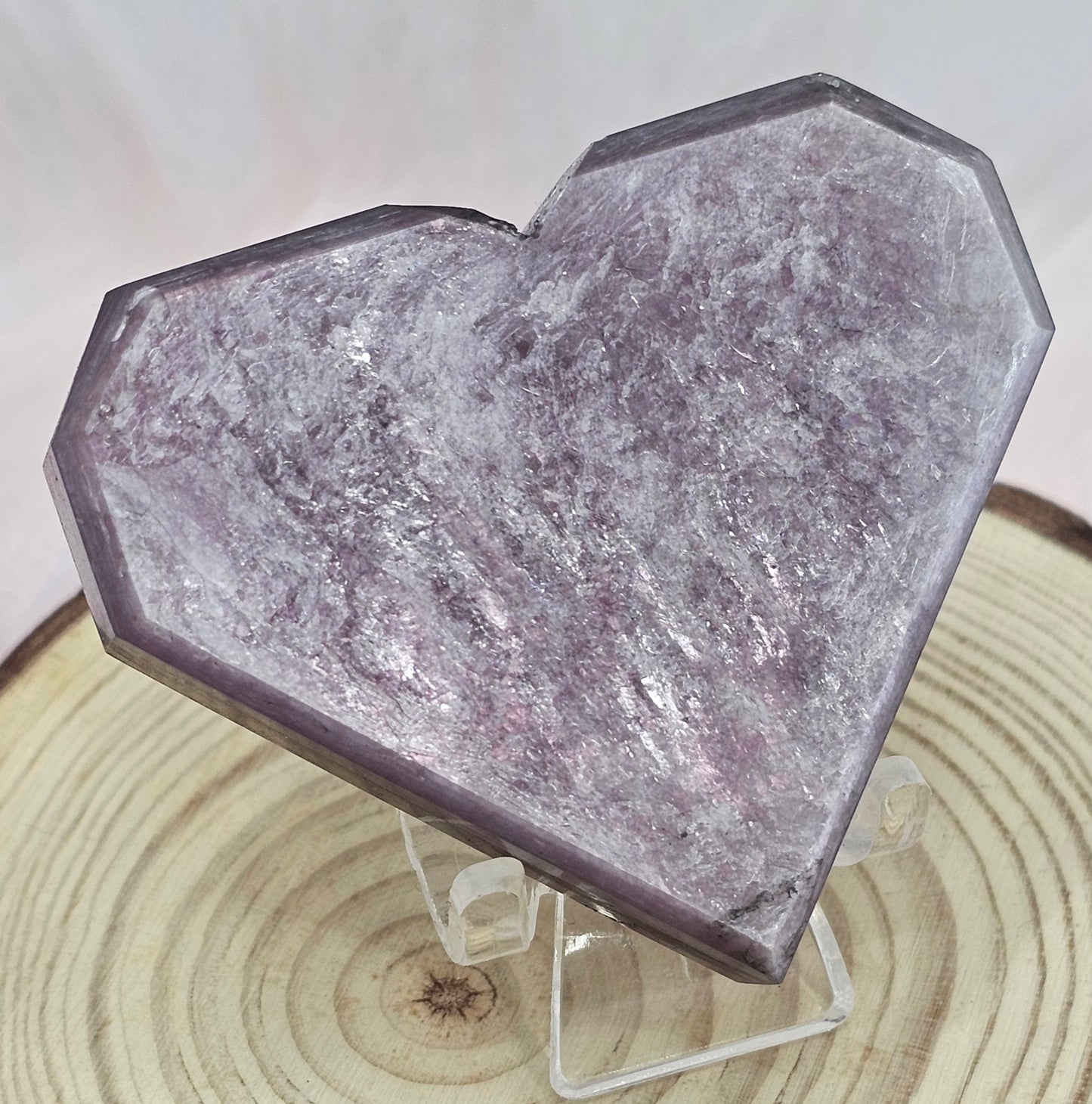 Purple Mica Heart