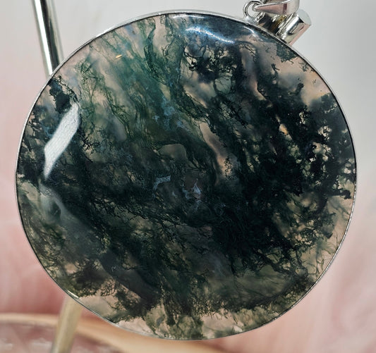 Moss Agate Pendent