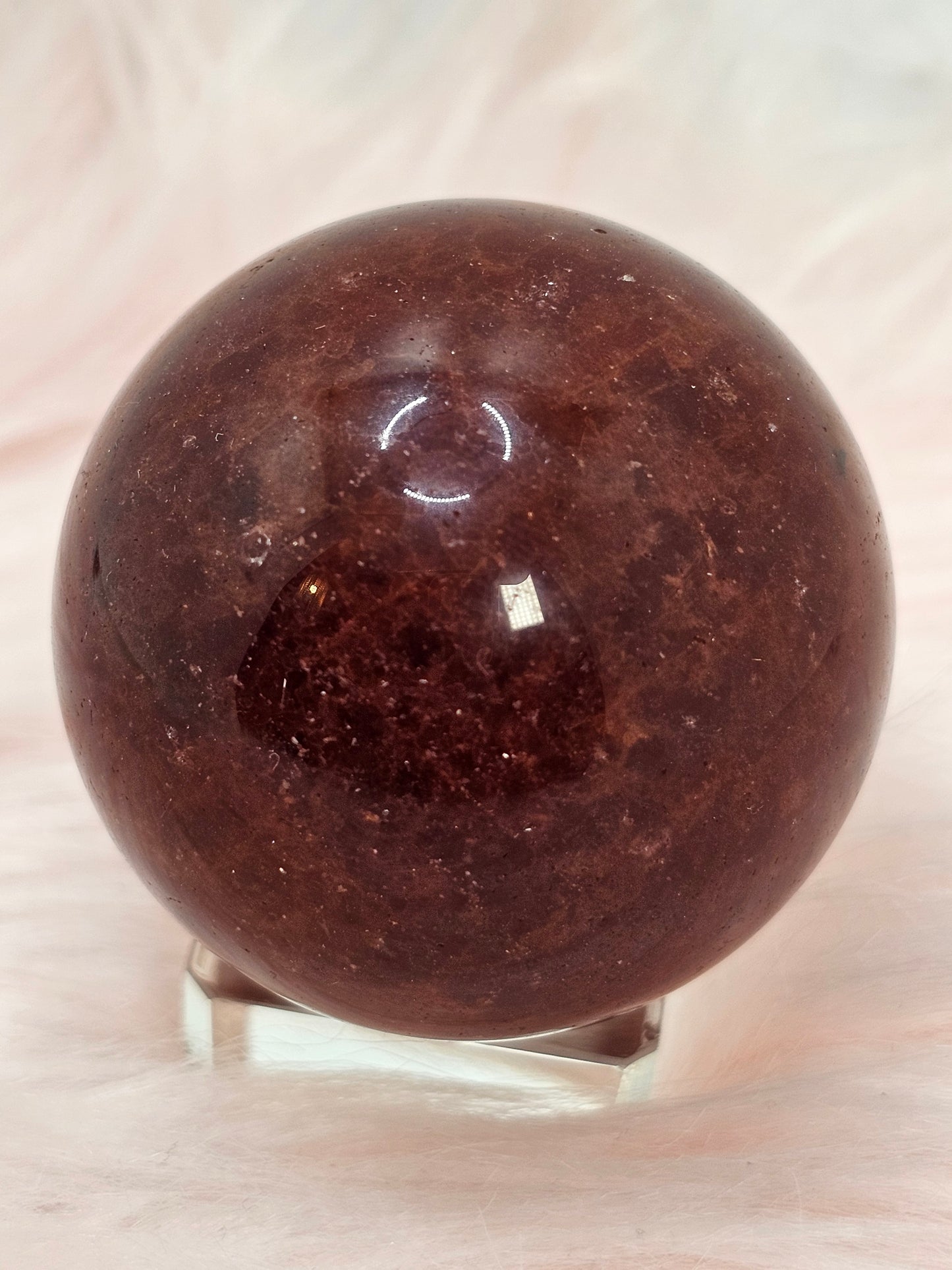 Strawberry Quartz sphere