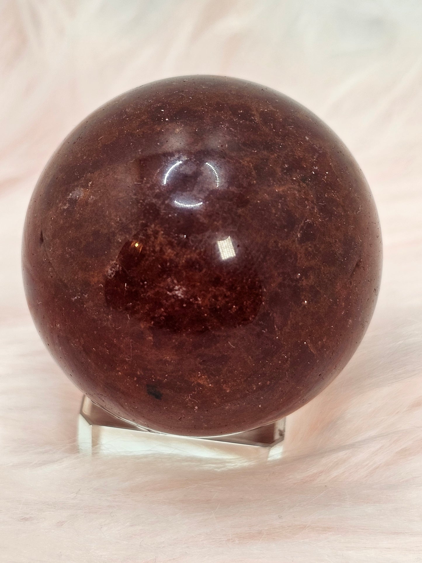 Strawberry Quartz sphere