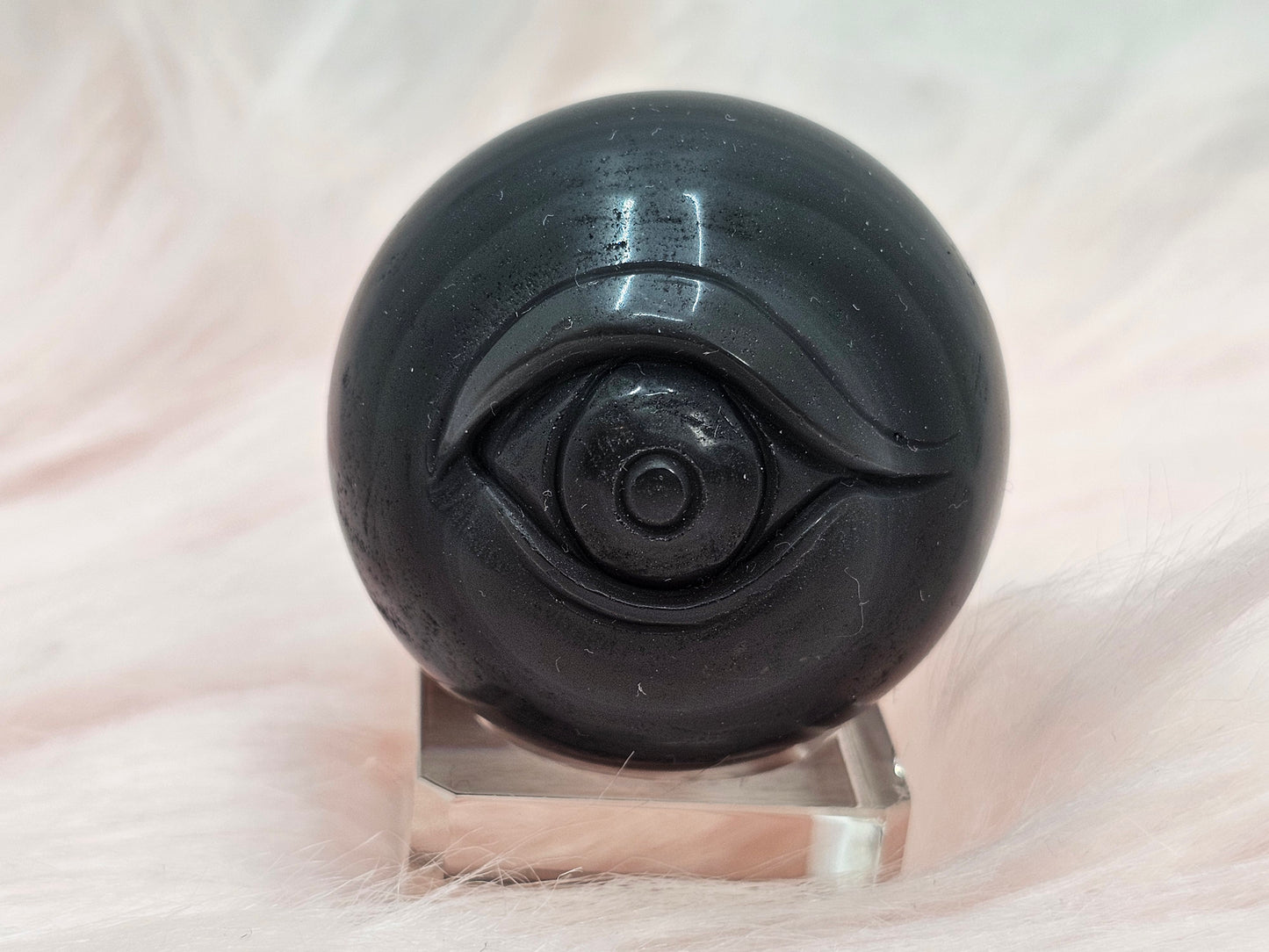 Rainbow Obsidian Eye Sphere