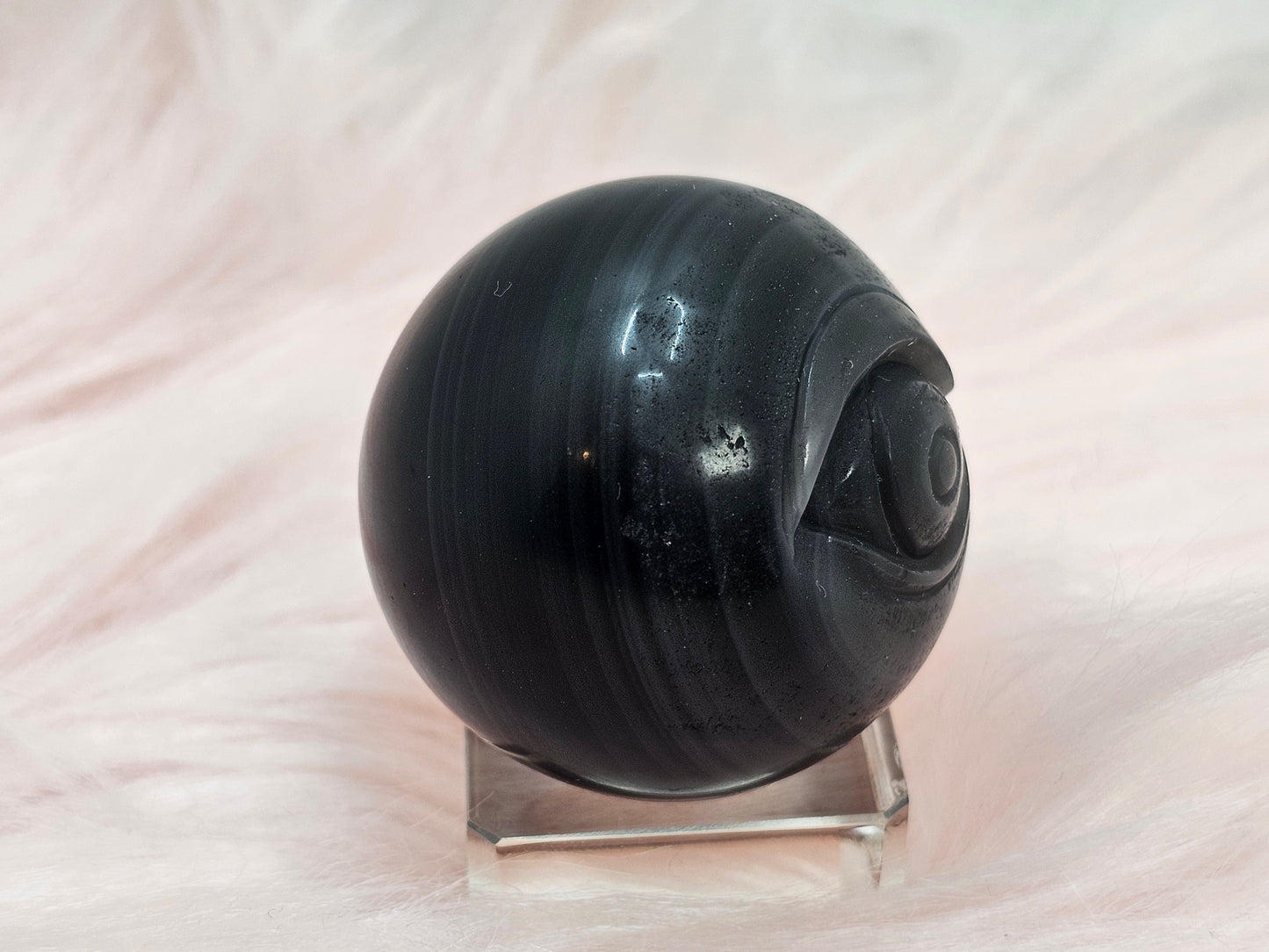 Rainbow Obsidian Eye Sphere