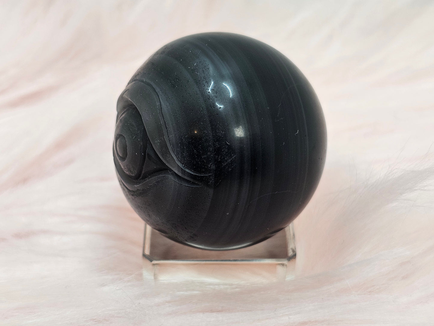 Rainbow Obsidian Eye Sphere