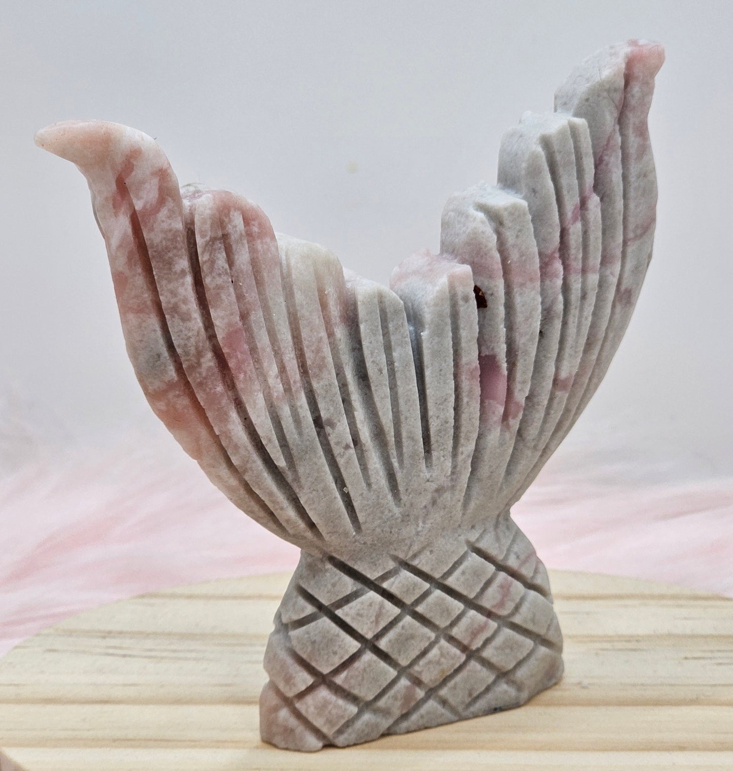 Pink Opal Mermaid Tail