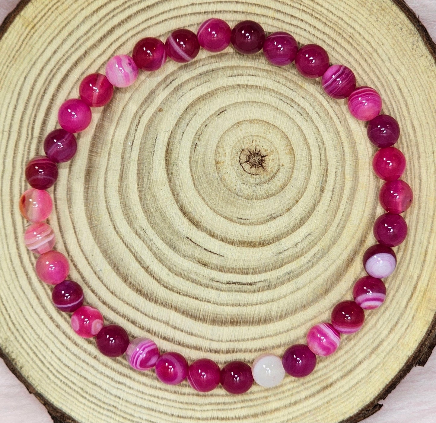 Dyed Agate Bracelet