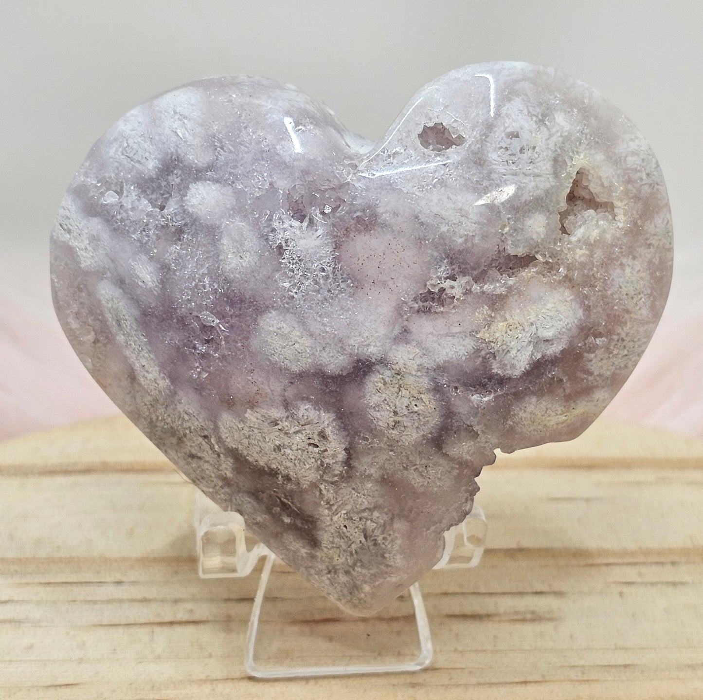 Pink Amethyst Heart