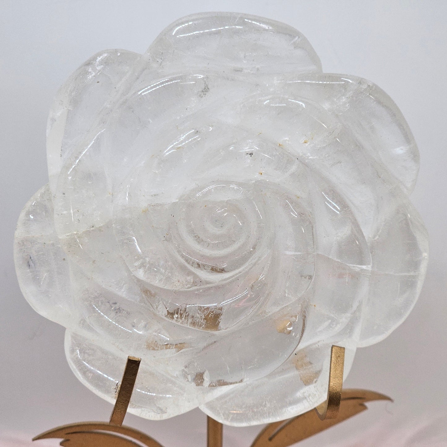 Clear Quartz Rose