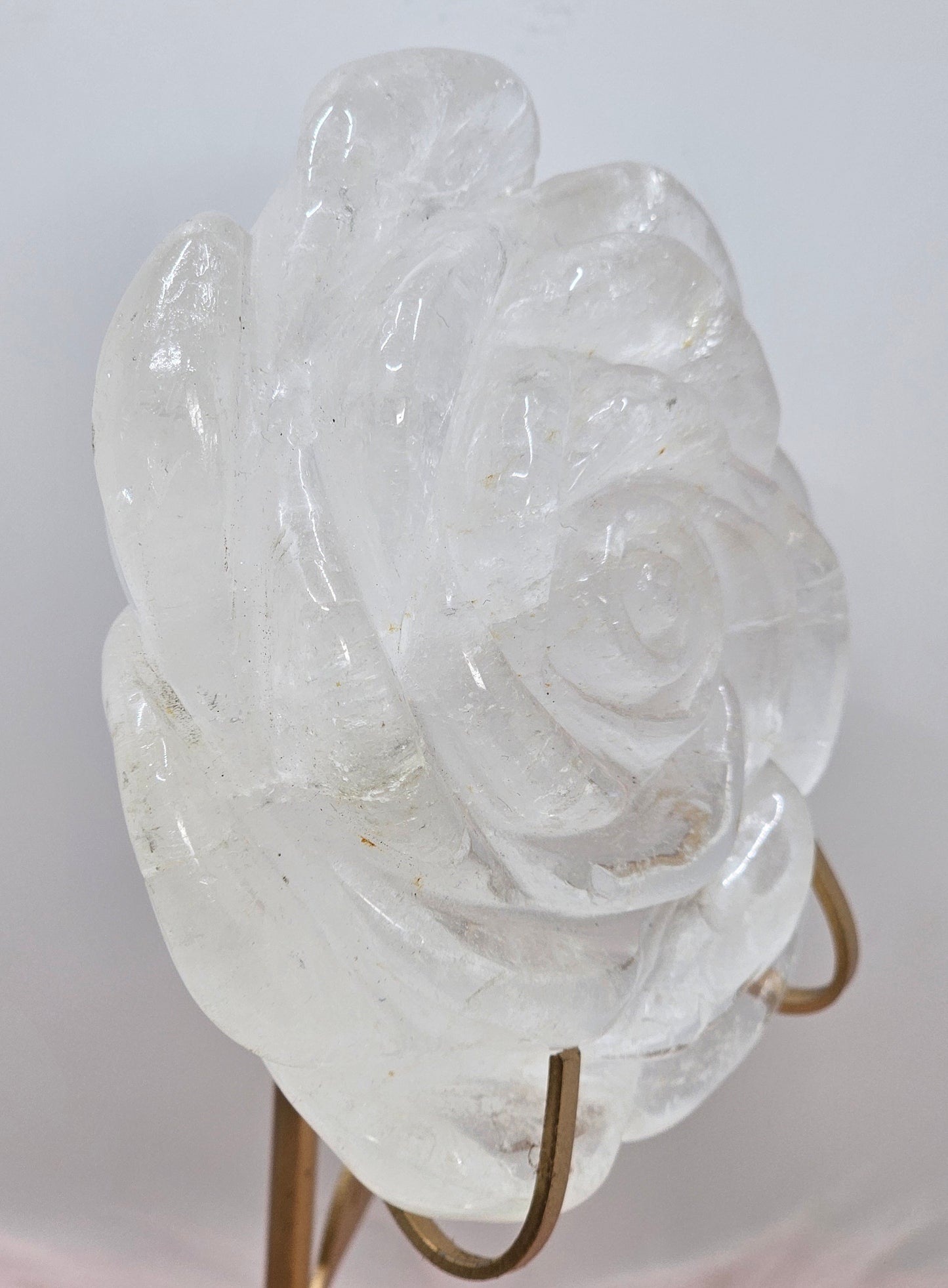 Clear Quartz Rose