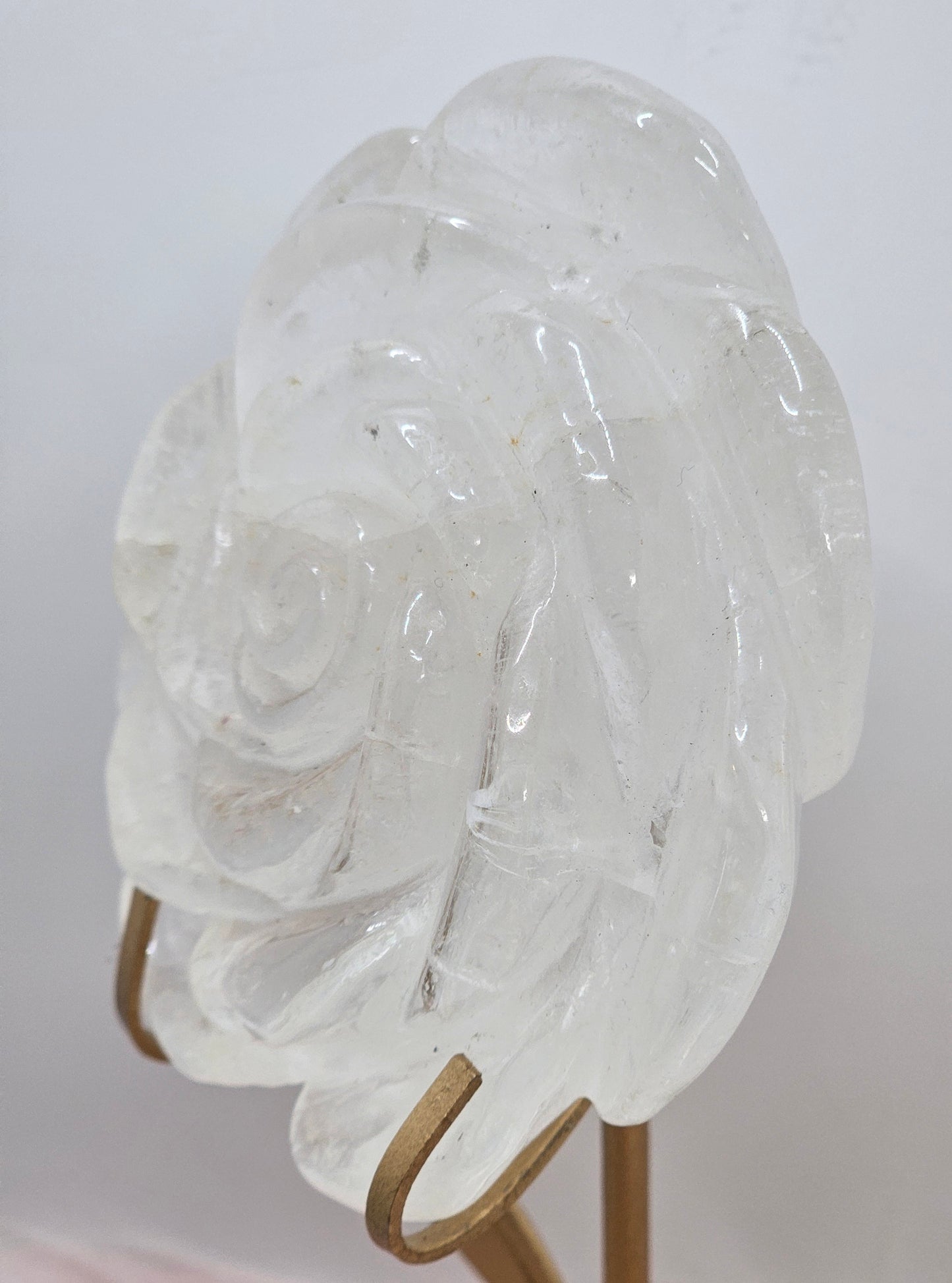 Clear Quartz Rose