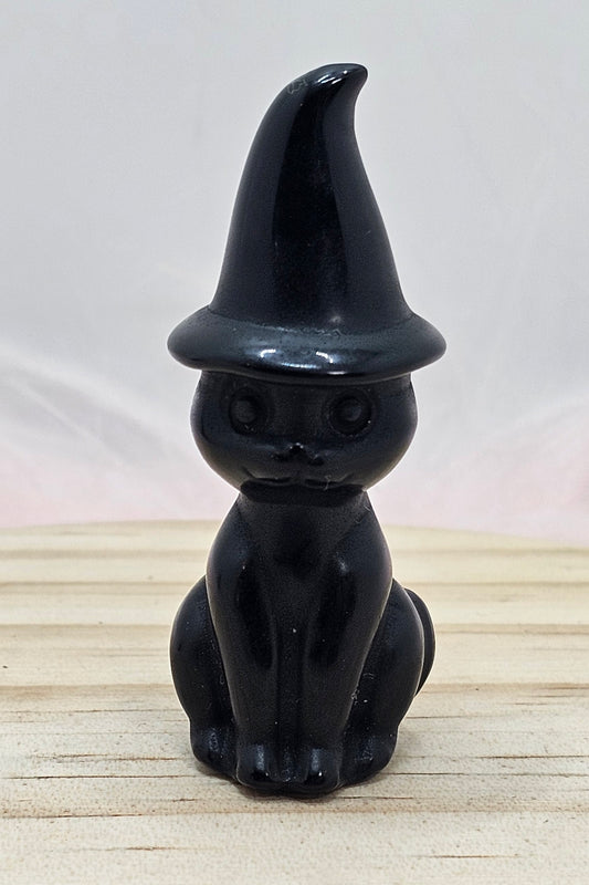 Obsidian Witch Cat