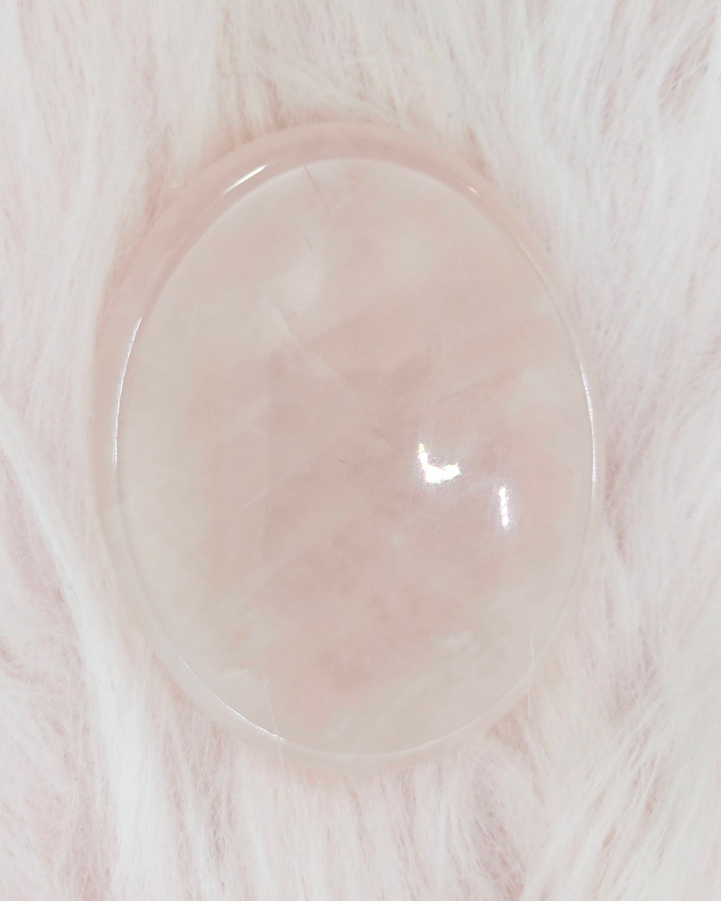 Rose Quartz Worry Stone