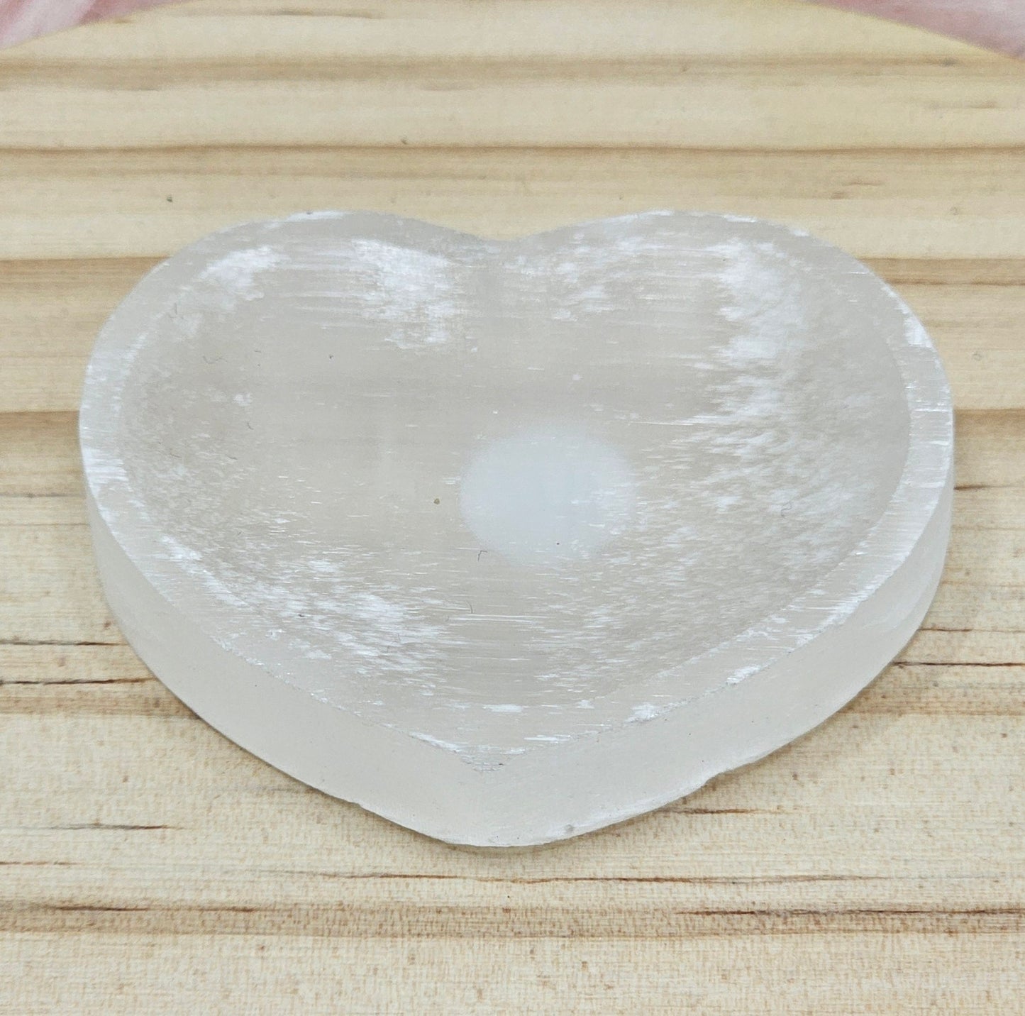 Selenite Heart Bowl