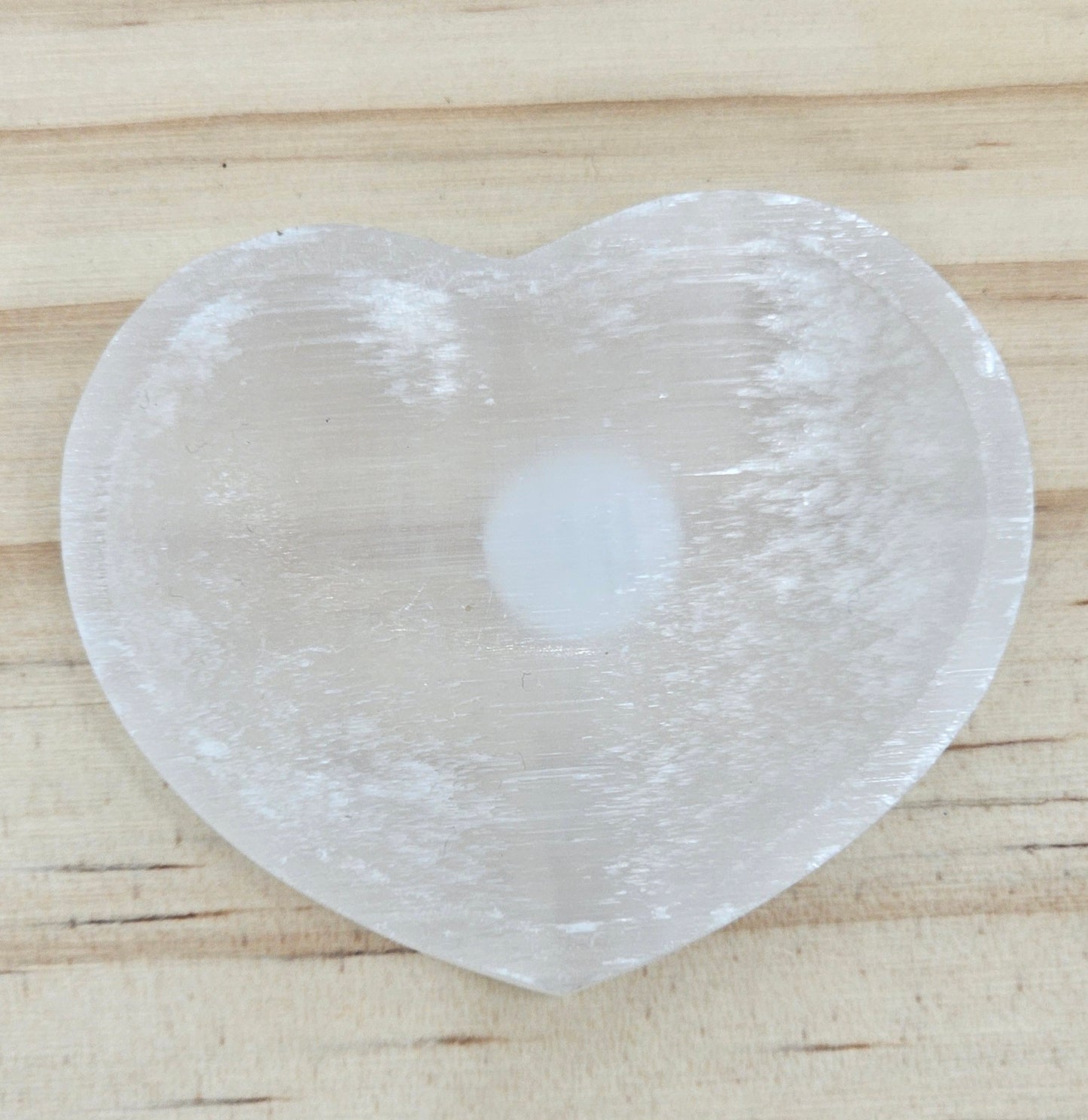 Selenite Heart Bowl