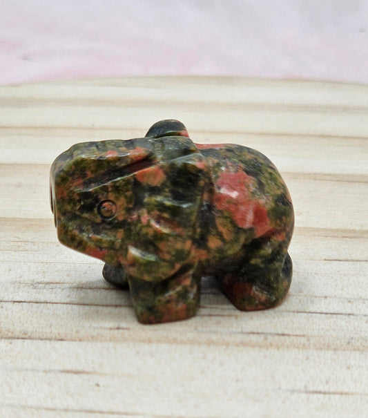 Mini Unakite Elephant