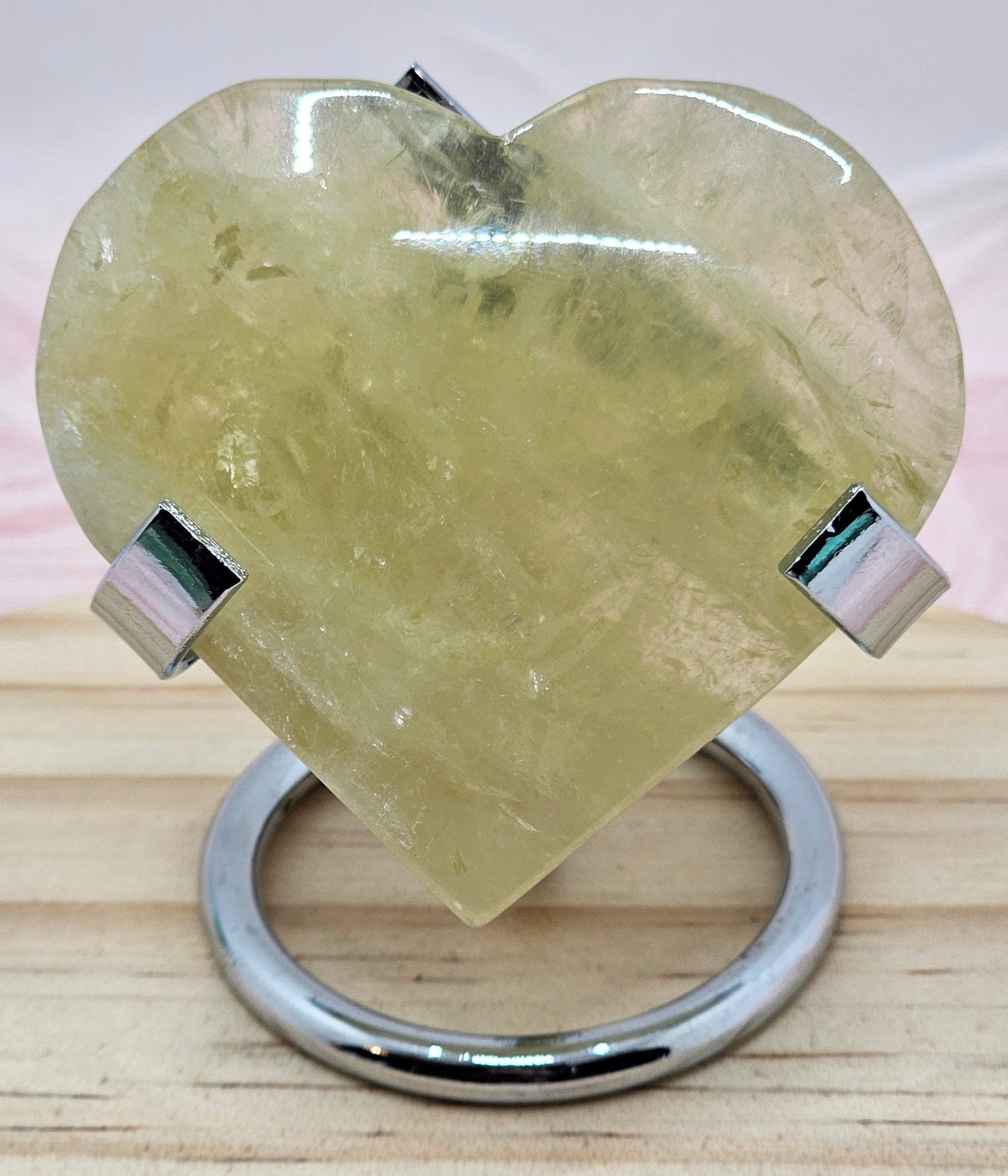 Citrine Heart With Stand