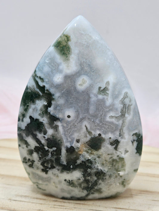 Moss Agate Flame