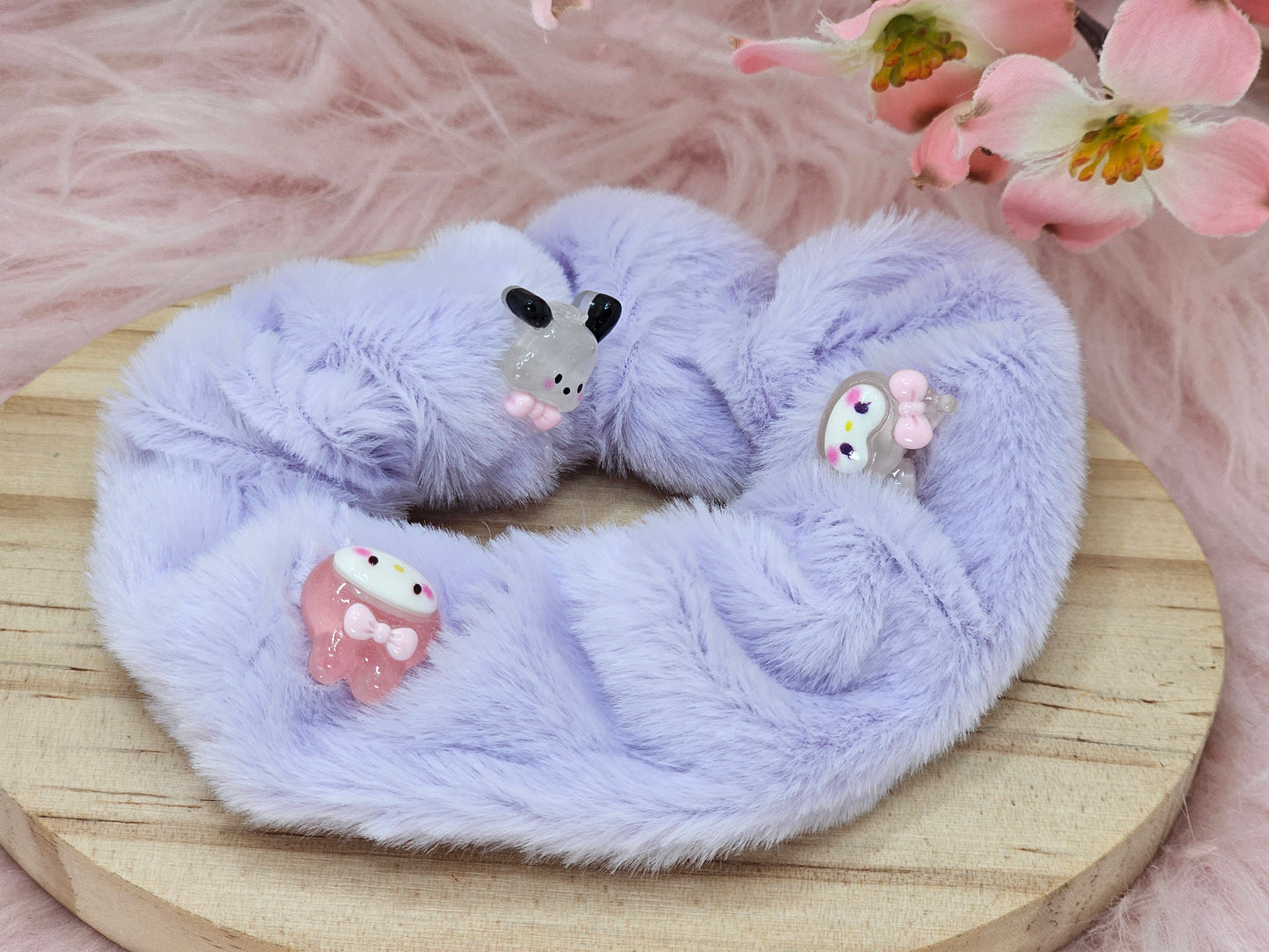 Sanrio Characters Fluffy Scrunchie