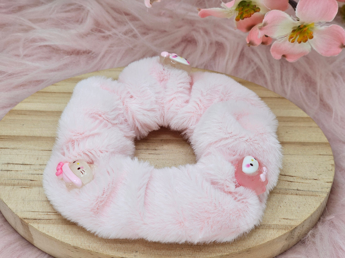 Sanrio Characters Fluffy Scrunchie