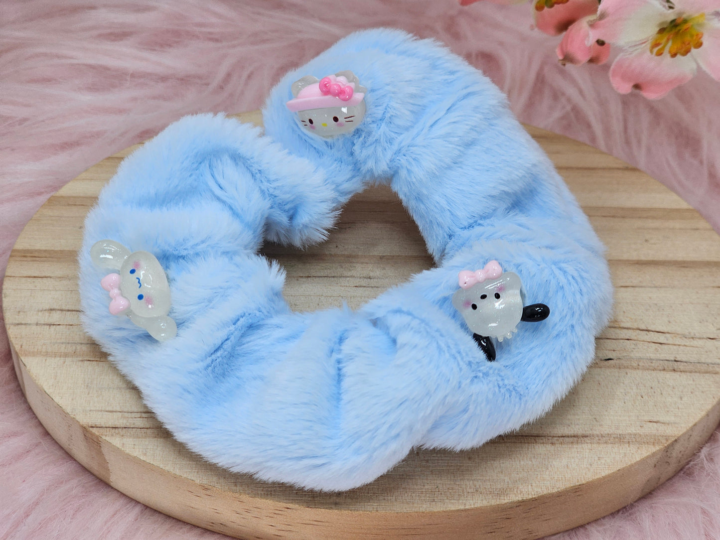 Sanrio Characters Fluffy Scrunchie