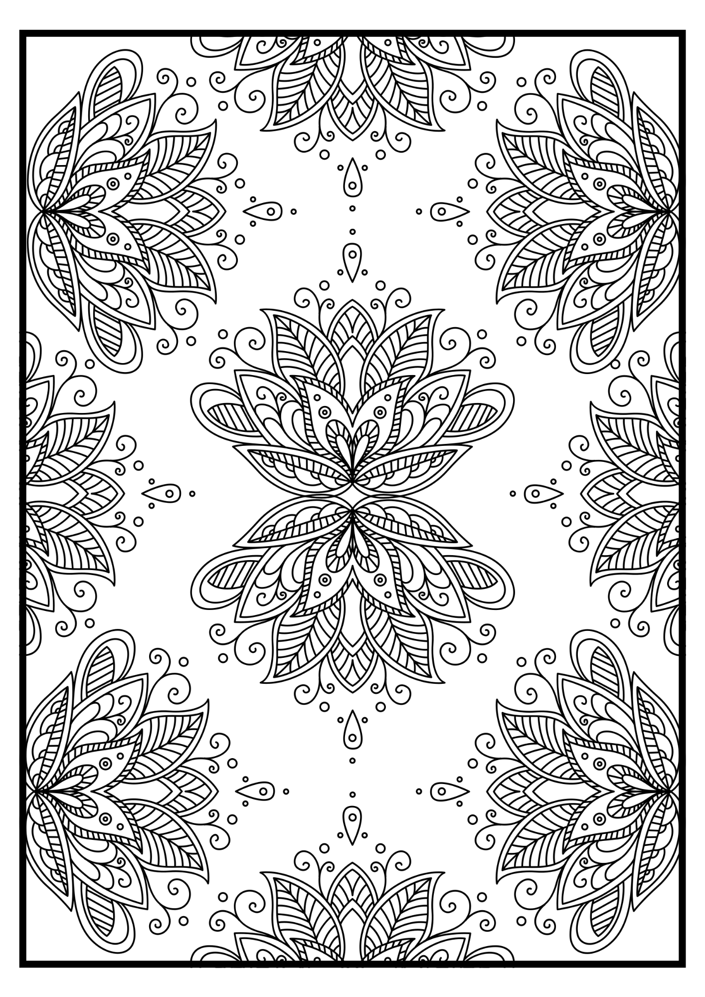 Mandala Colouring Sheet