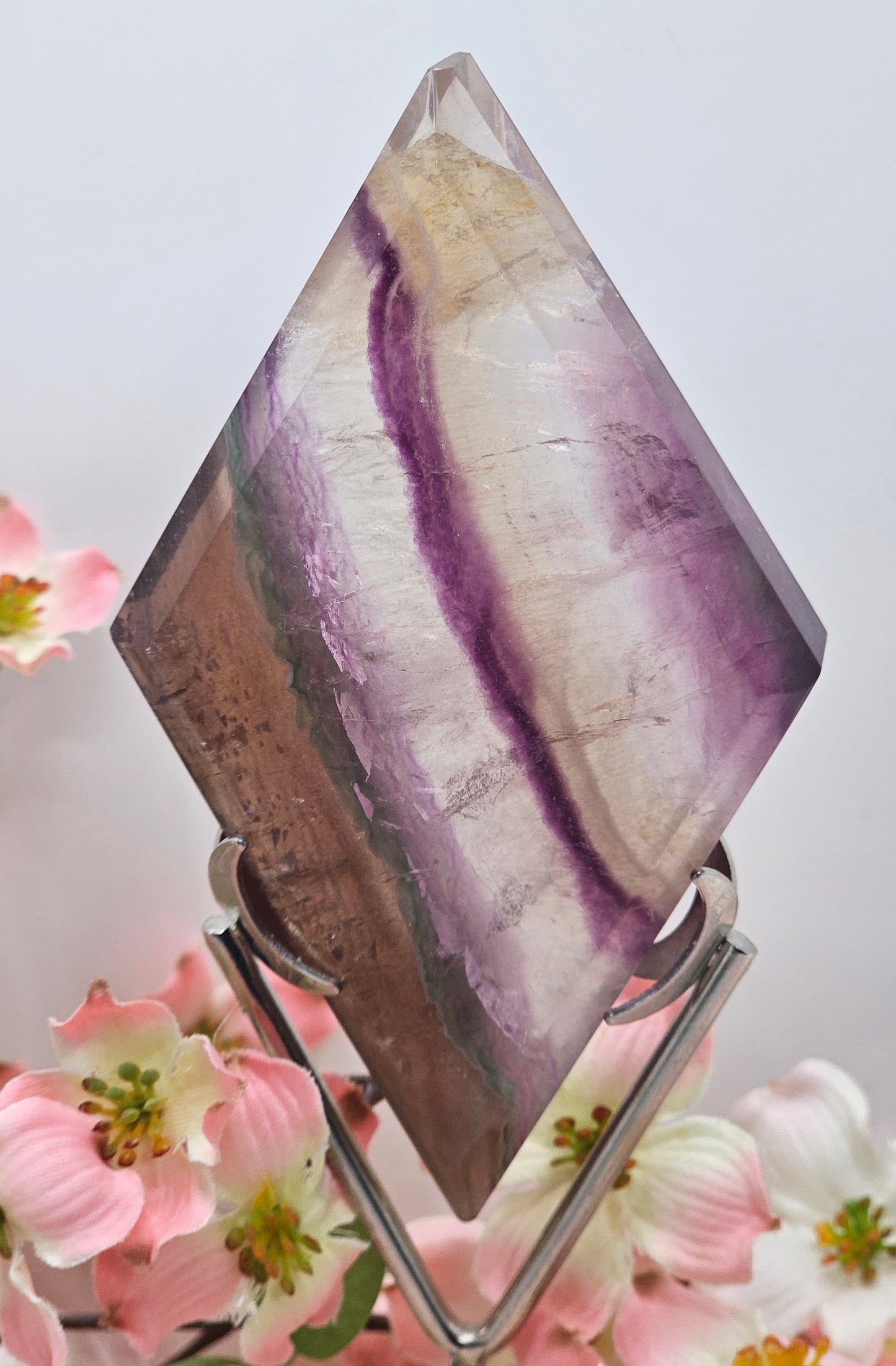 Flourite Diamond With Stand