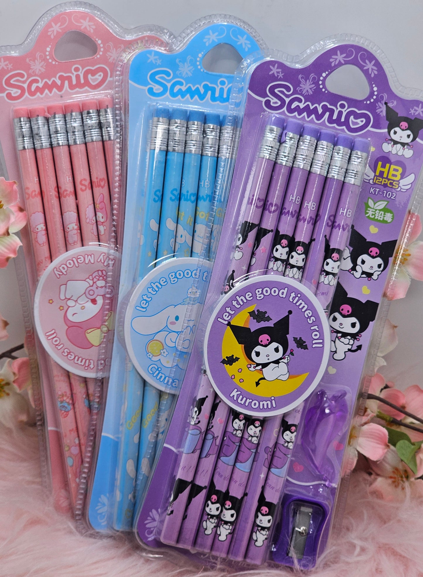 Sanrio 12pc Pencil Set