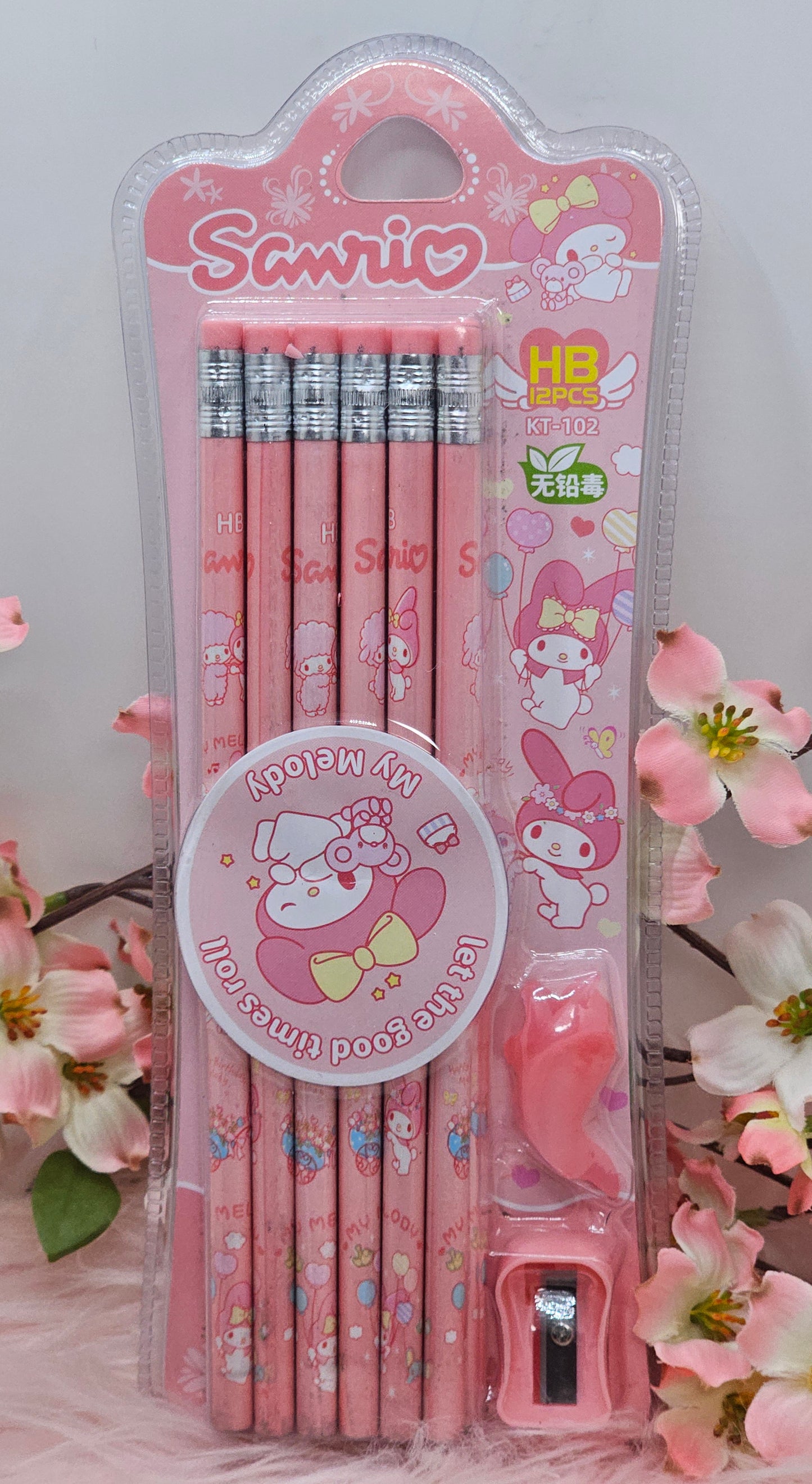 Sanrio 12pc Pencil Set