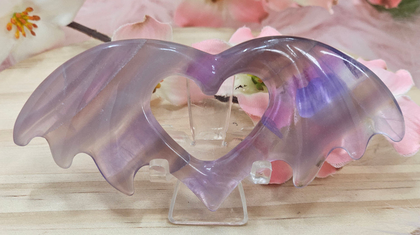 Flourite Winged Heart