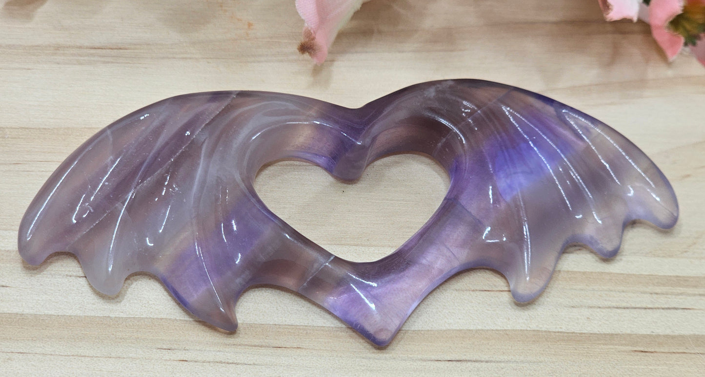 Flourite Winged Heart