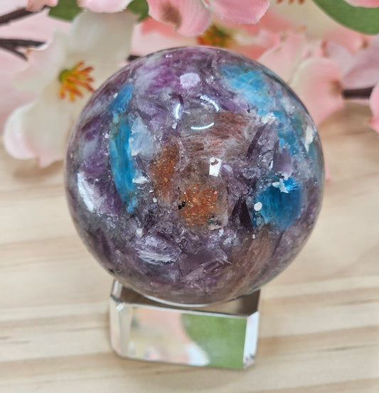 Mixed Stone Sphere