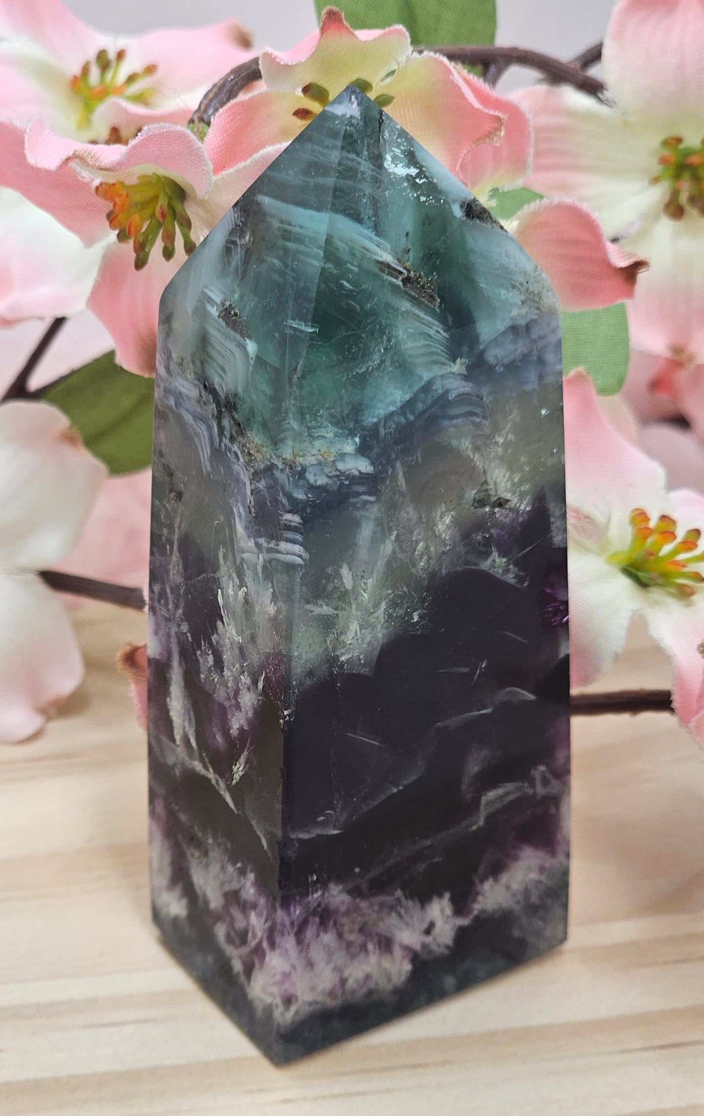 Snowflake Flourite Tower