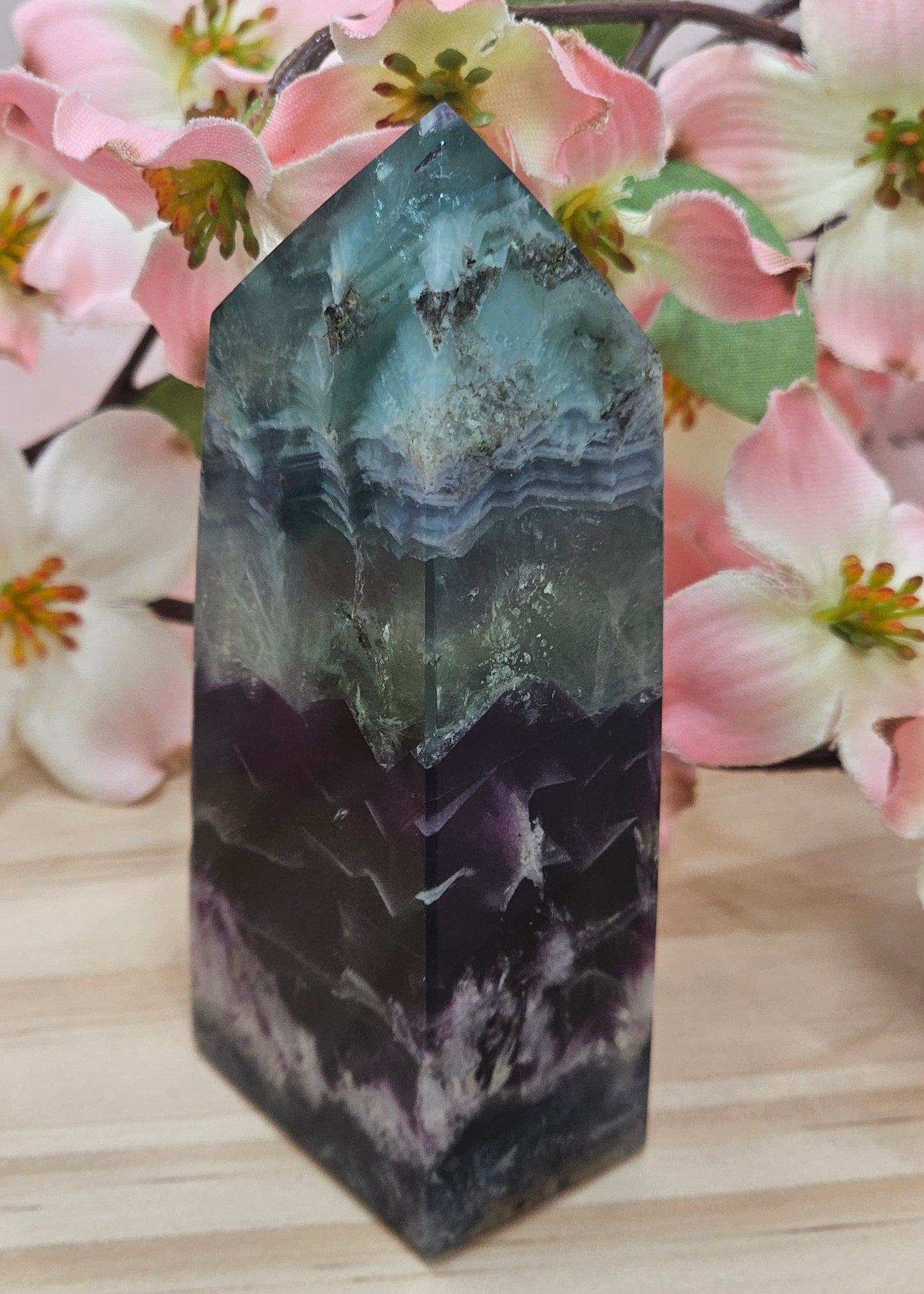 Snowflake Flourite Tower