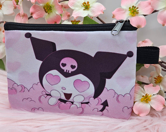 Kuromi Hearts Coin Purse