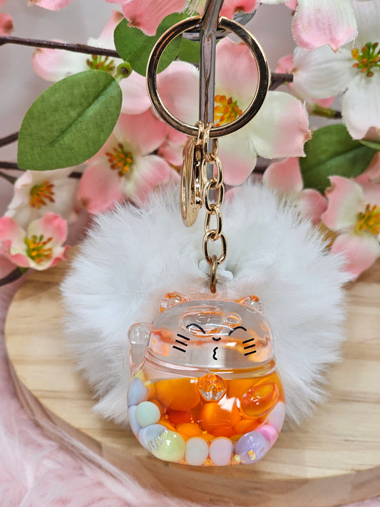 Lucky Cat Keyring