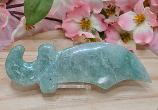 Green Aventurine Sward Carving