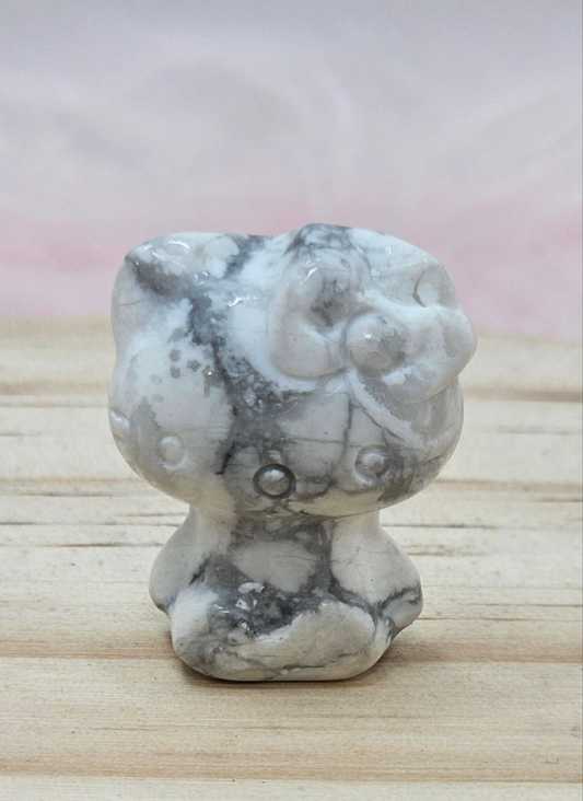 Howlite Hello Kitty