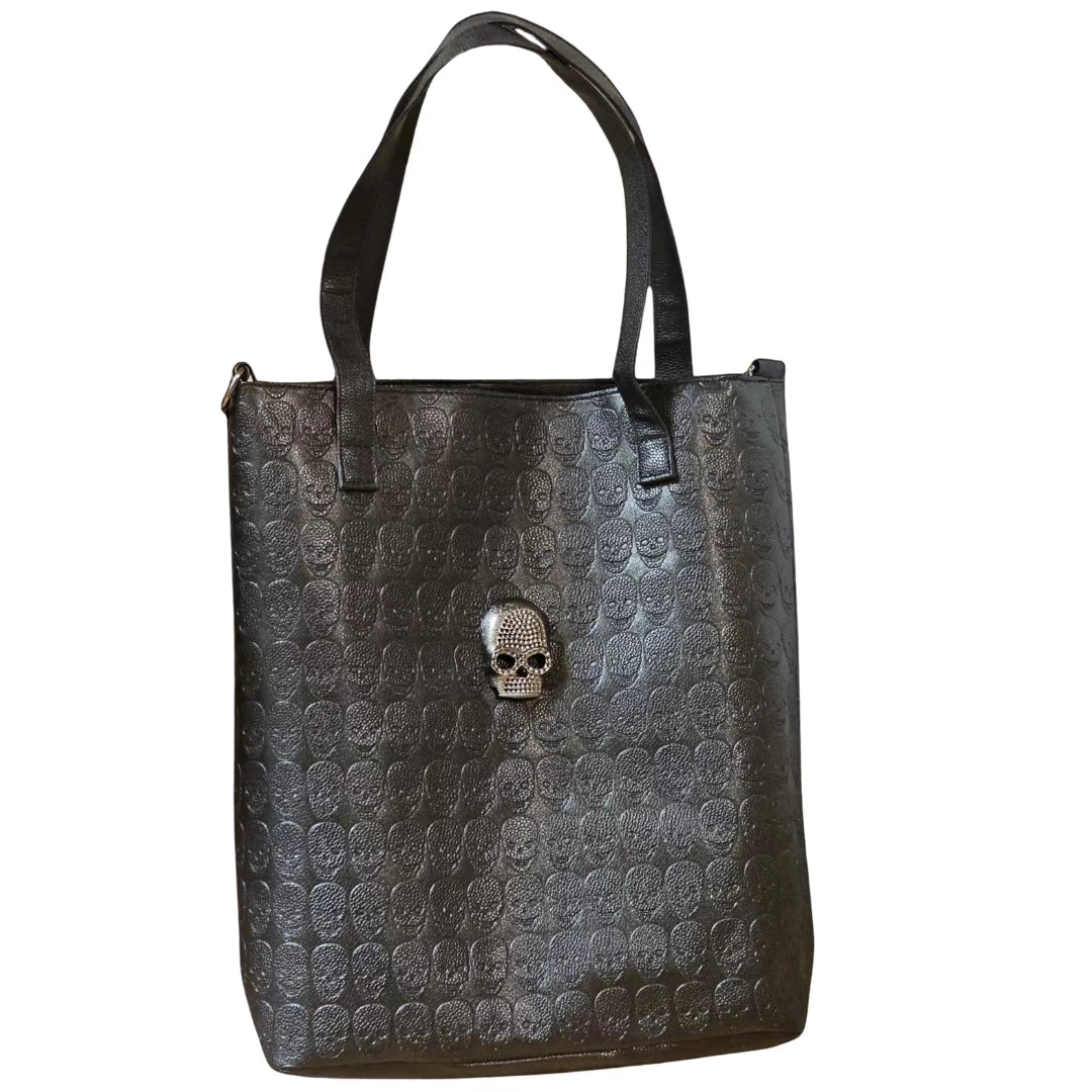 Skull Design Tote Bag