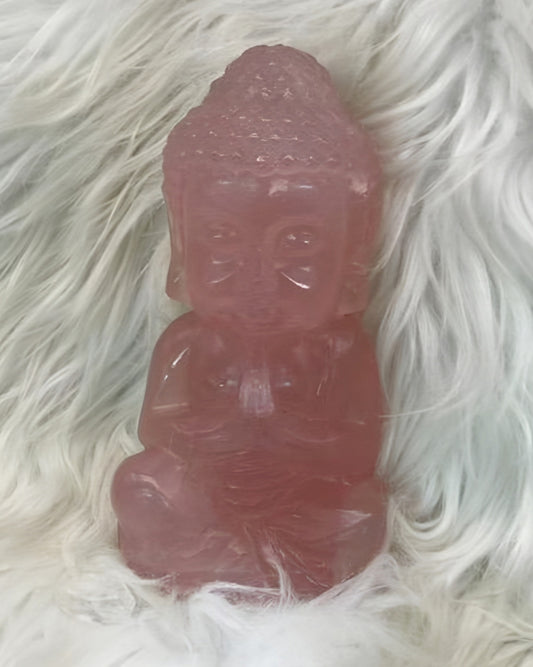 Rose Quartz Buddha