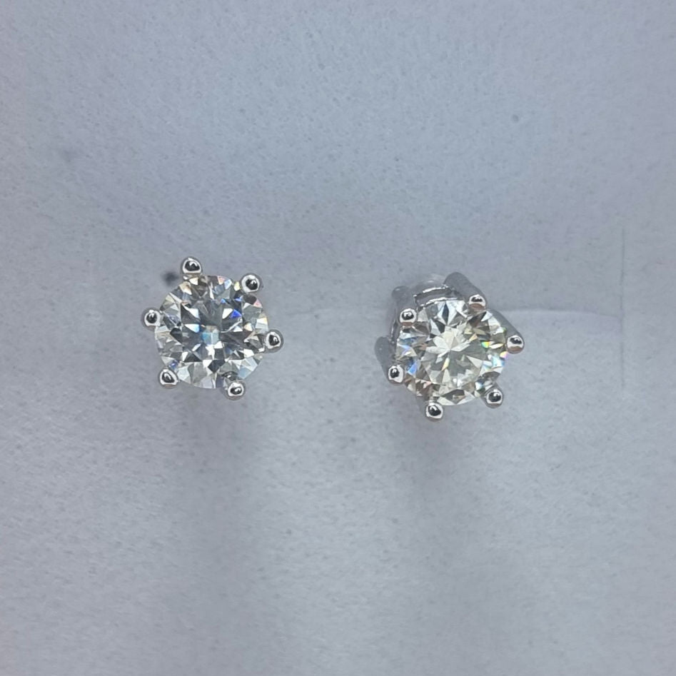 925 Moissanite Earrings